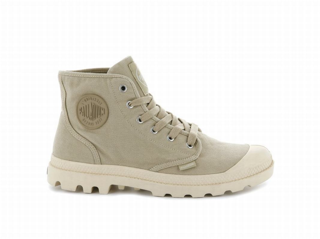 Palladium Pampa Hi Men's Boots Light Green (AGSD48769)